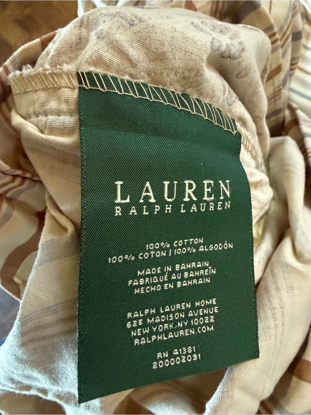 the Ralph Lauren Riley Paisley Duvet Cover Full/Queen